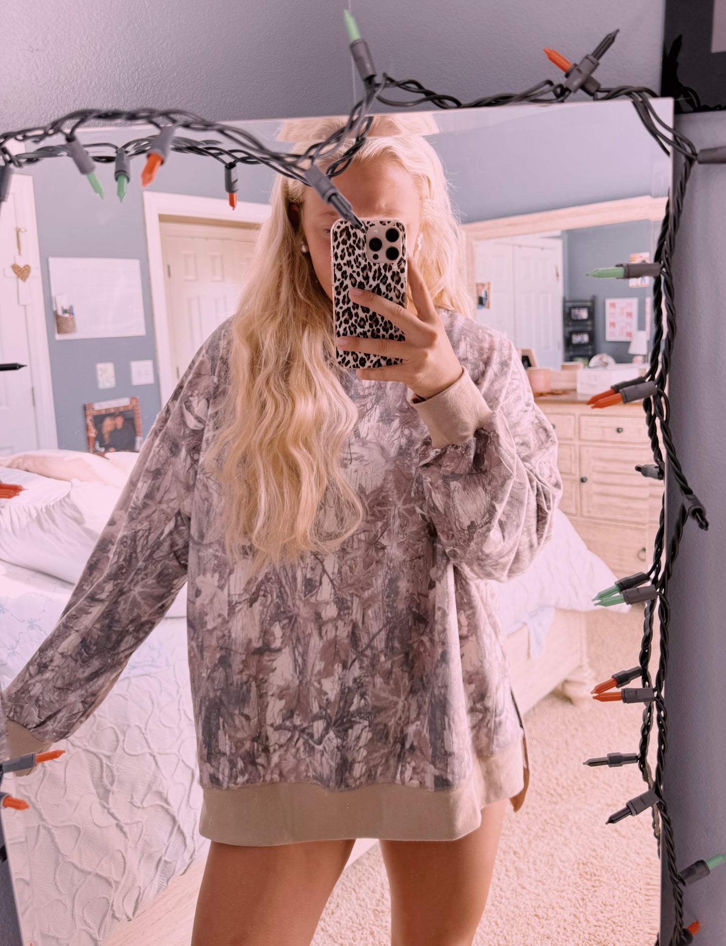 Dark Camo LS Pullover