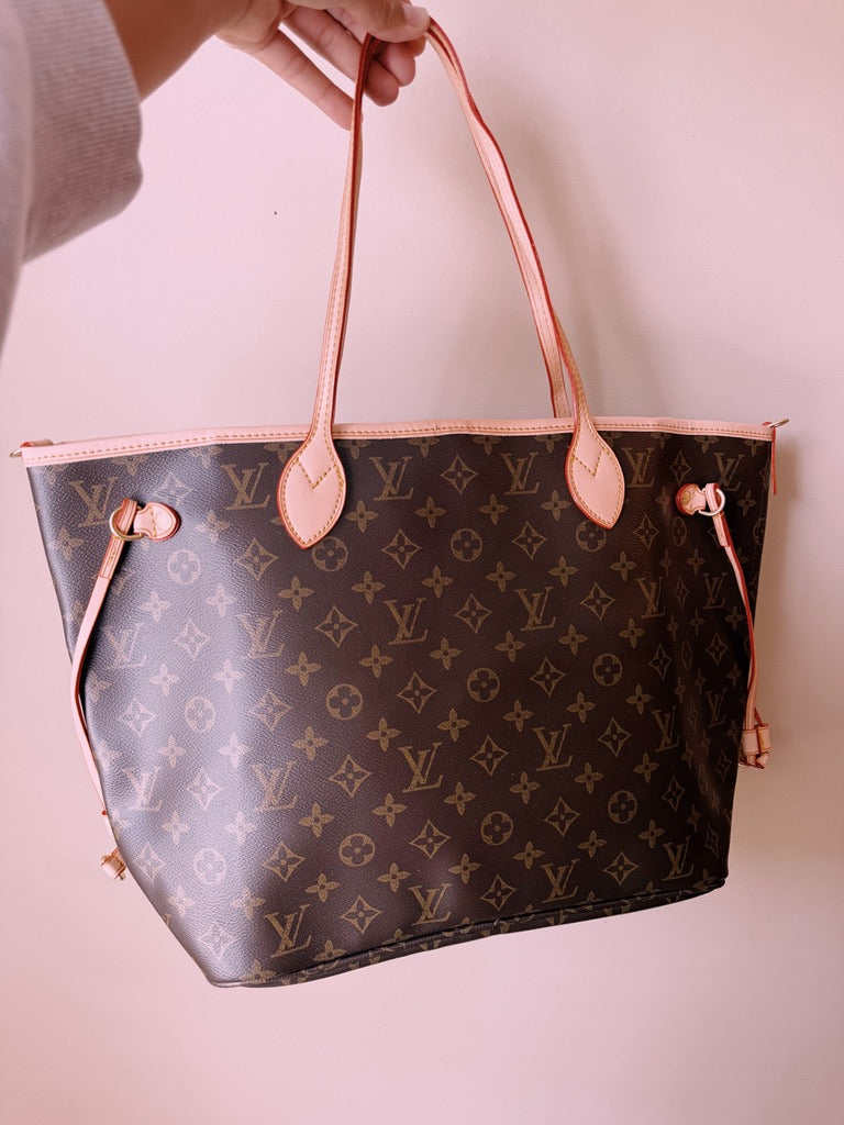 Brown Lily Tote