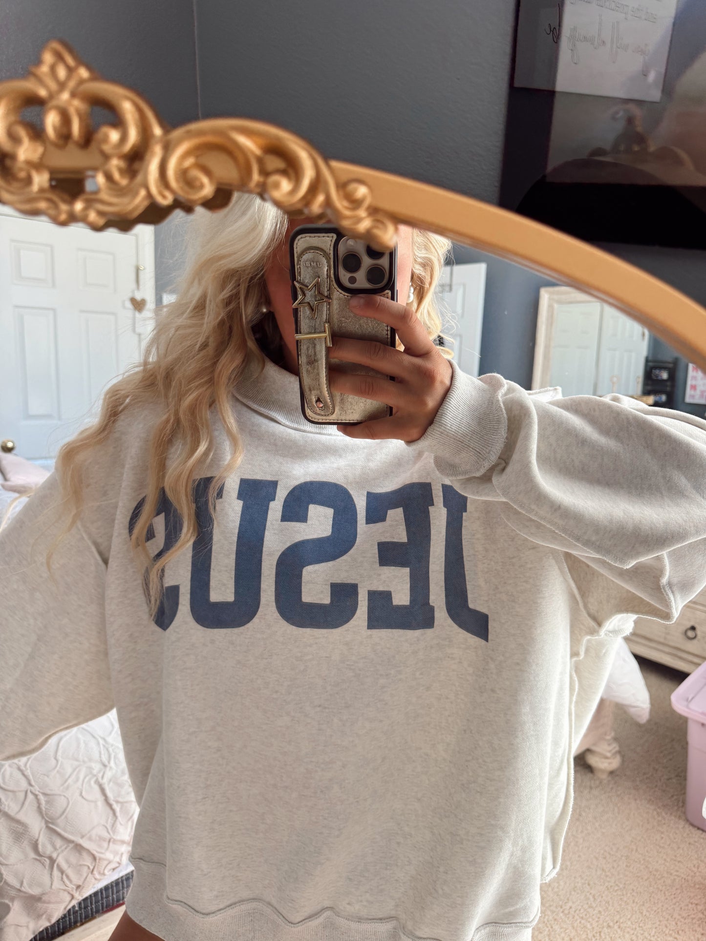 JESUS/GOD IS GOOD Mockneck