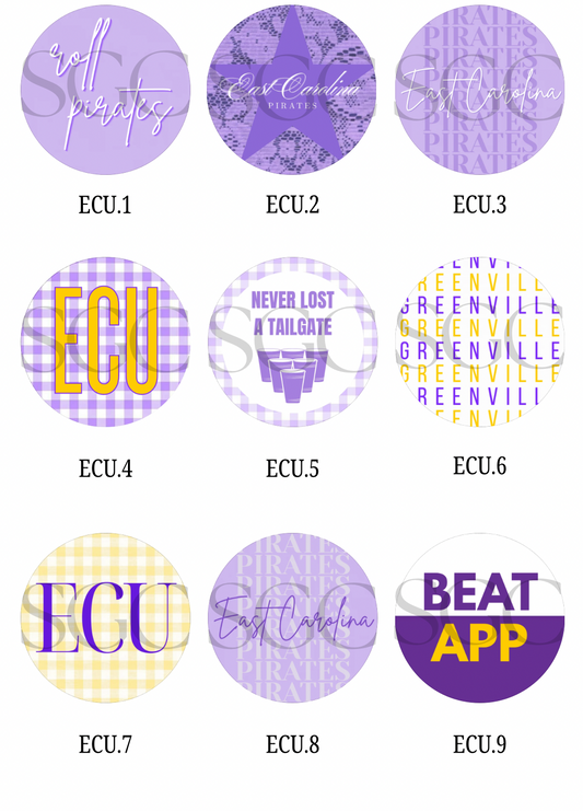 ECU GAMEDAY PINS