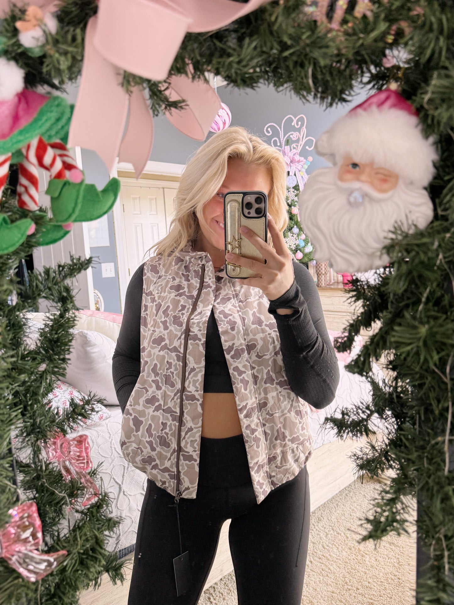 Duck Camo Puffer Vest