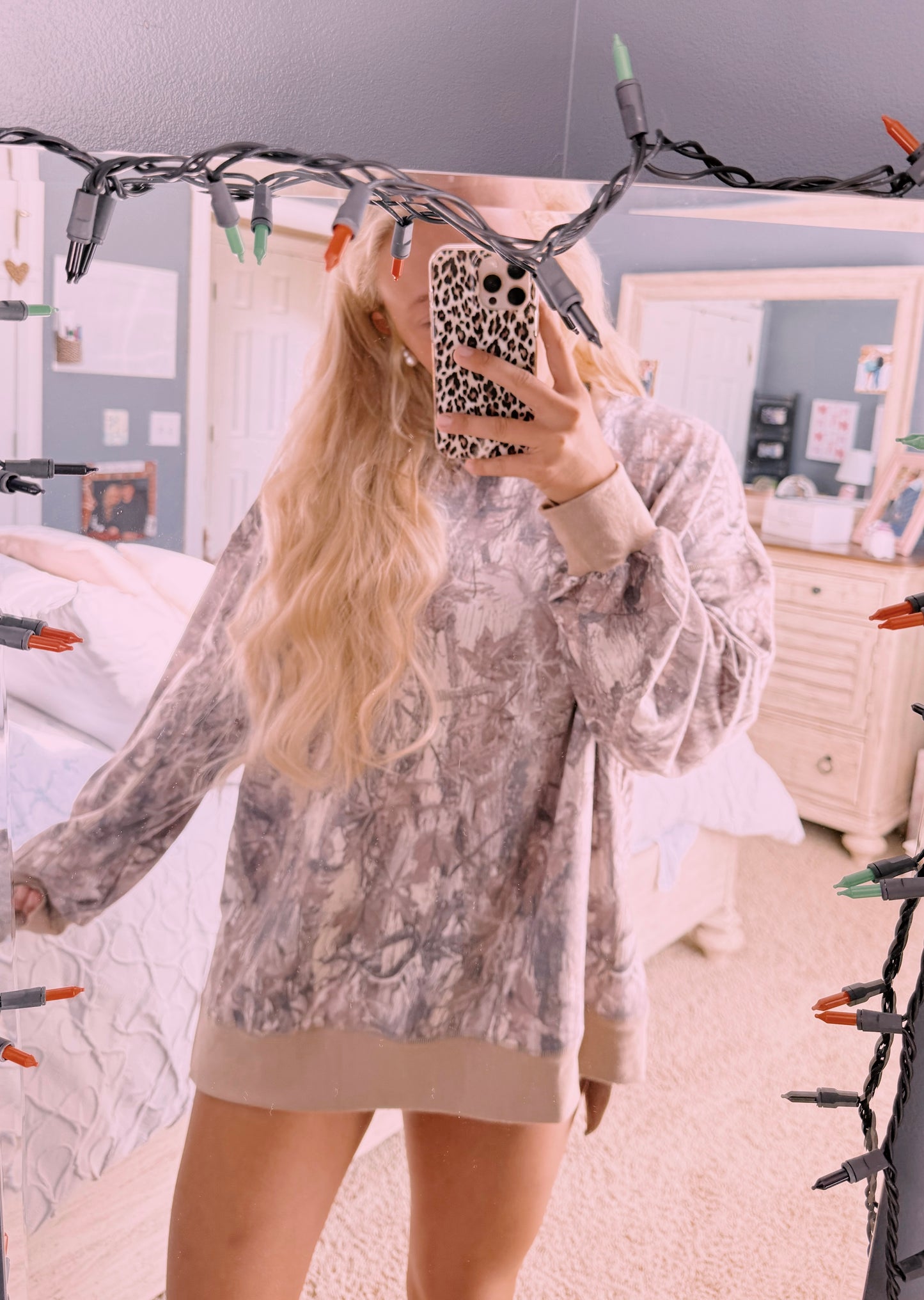 Dark Camo LS Pullover