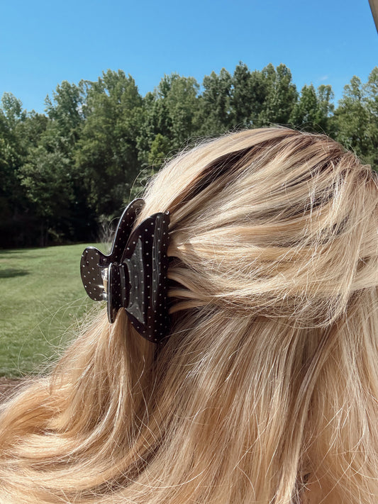The Midnight Dot Claw Clip