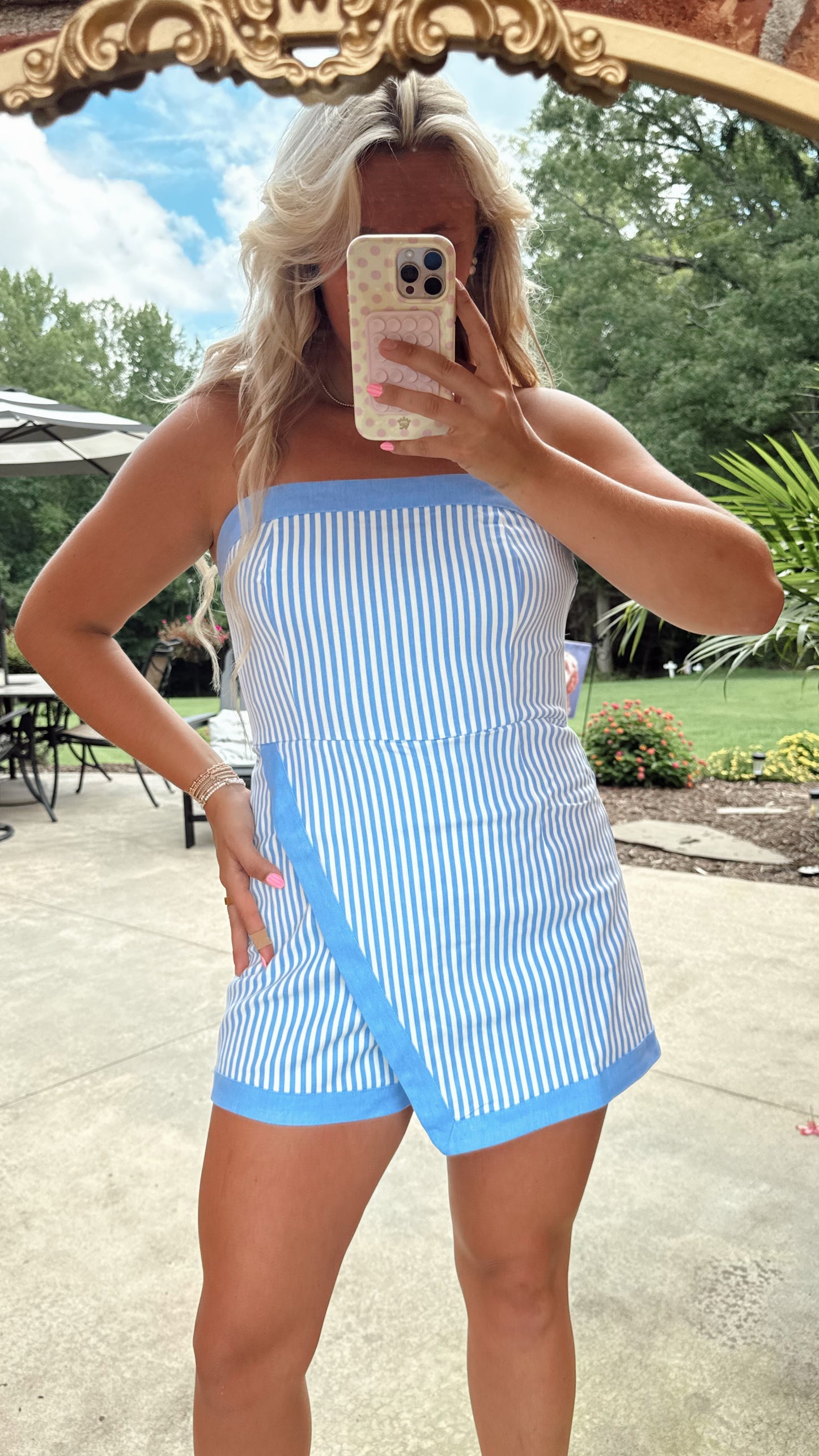 CAROLINA KICKOFF ROMPER