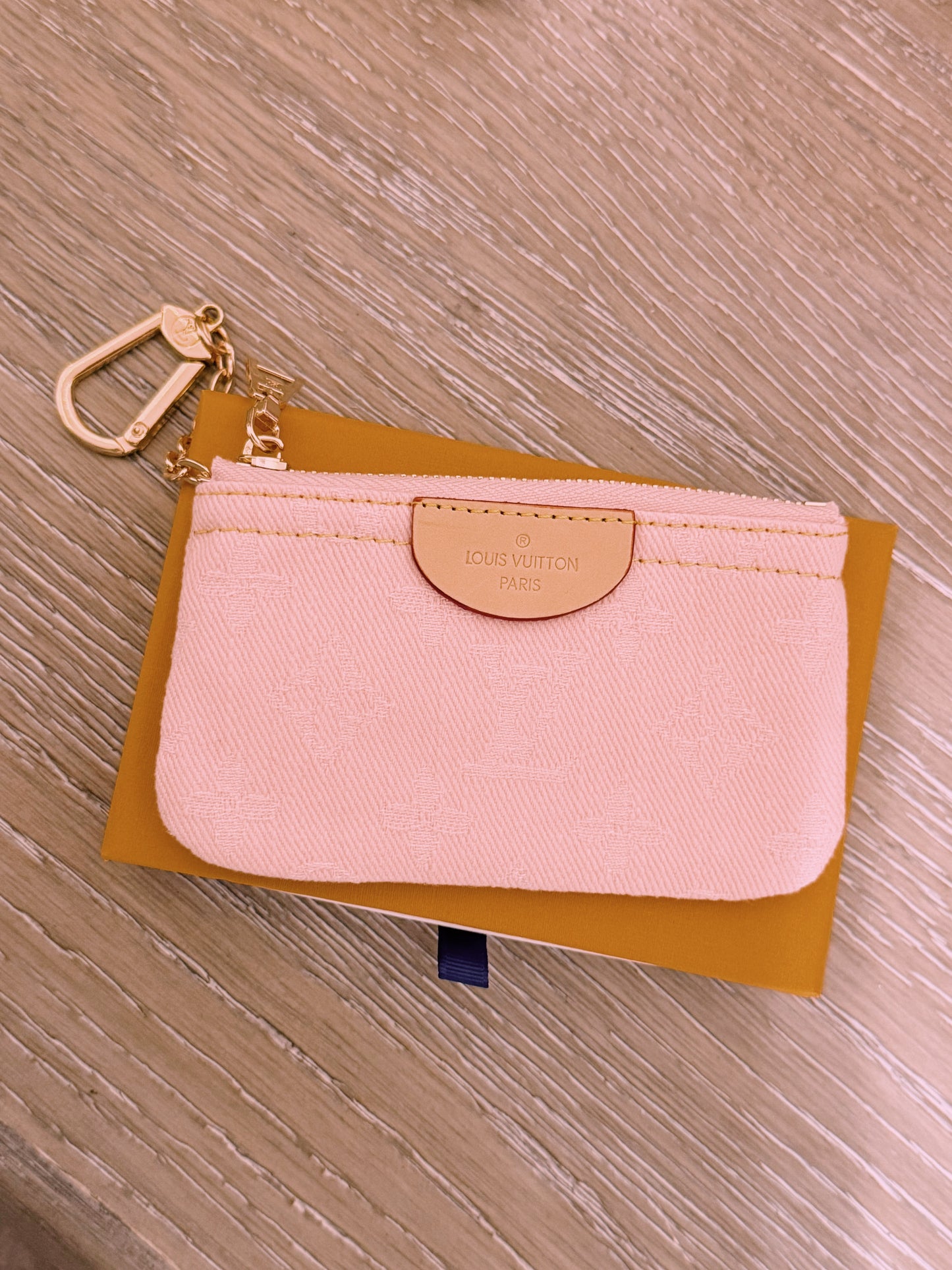 The Pink Lily Denim Coin Purse