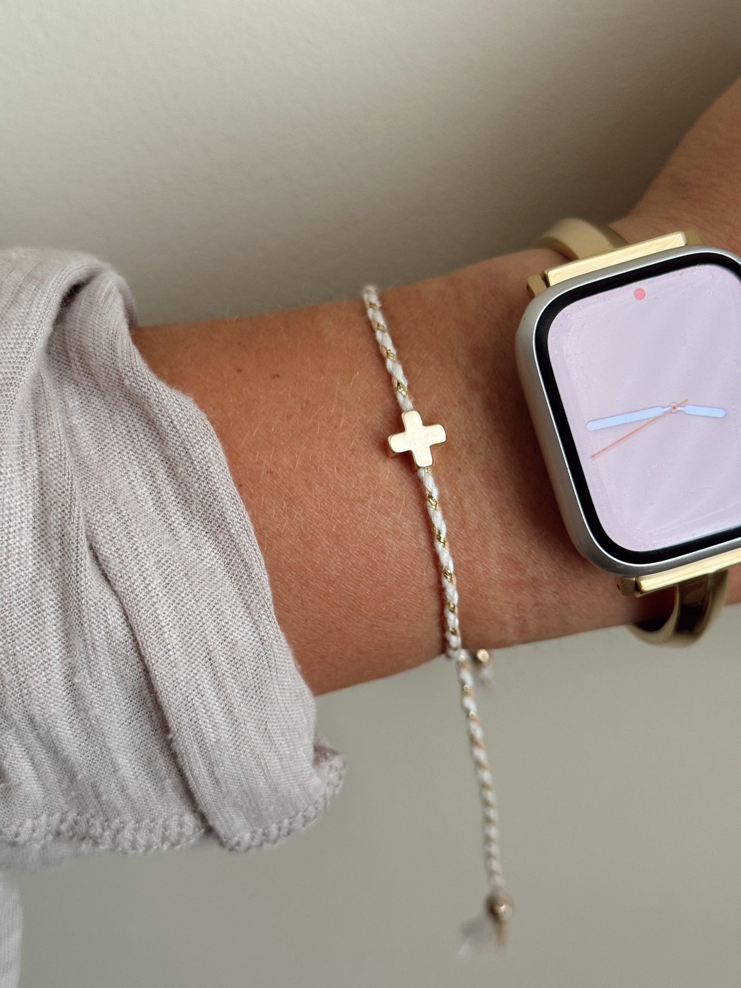 Faithful Cross Cord Bracelet