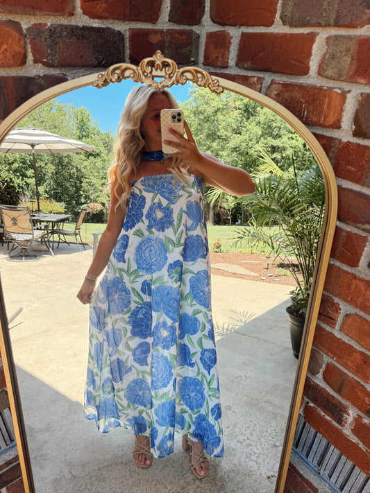 Blue Hydrangea Dreams Maxi