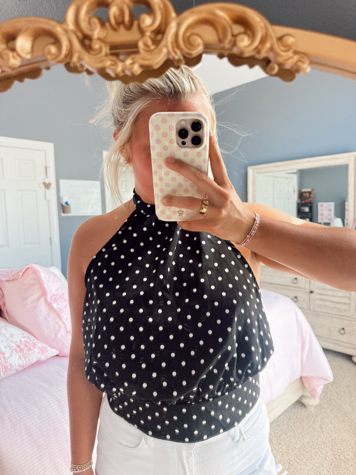 The Dalmatian Halter Top