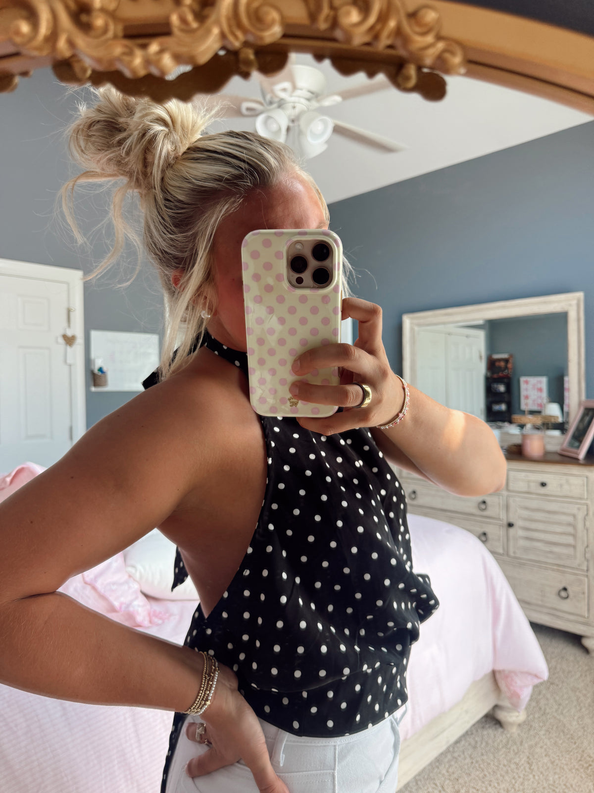 The Dalmatian Halter Top