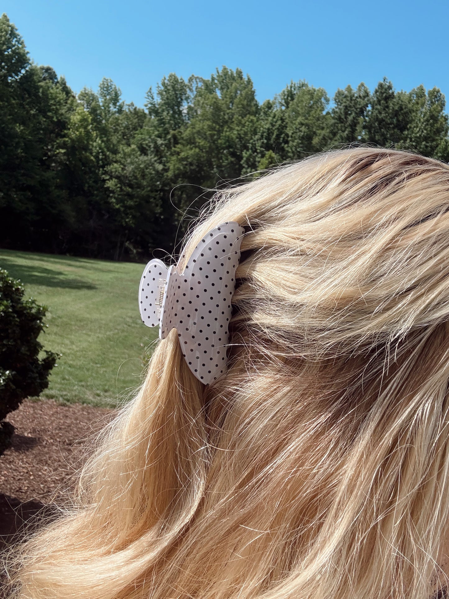 The Hampton Dot Claw Clip