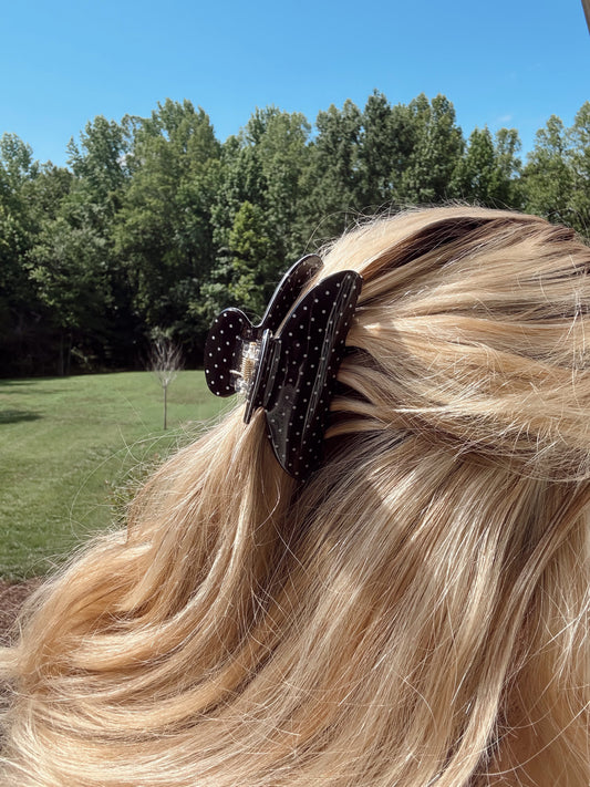 The Midnight Dot Claw Clip