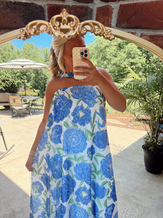 Blue Hydrangea Dreams Maxi