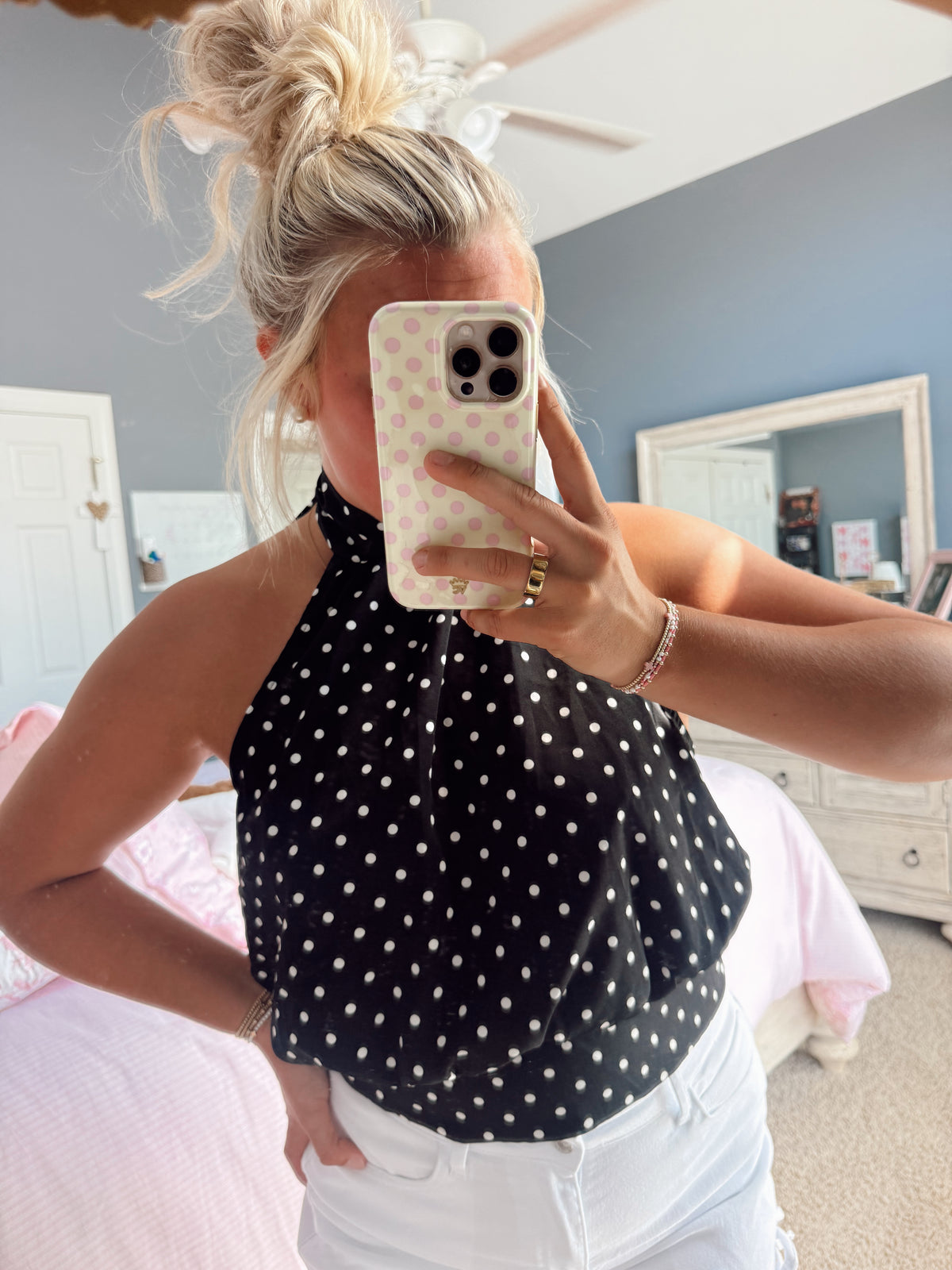The Dalmatian Halter Top