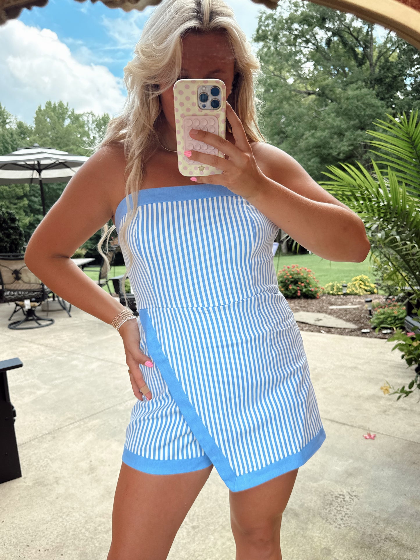 CAROLINA KICKOFF ROMPER