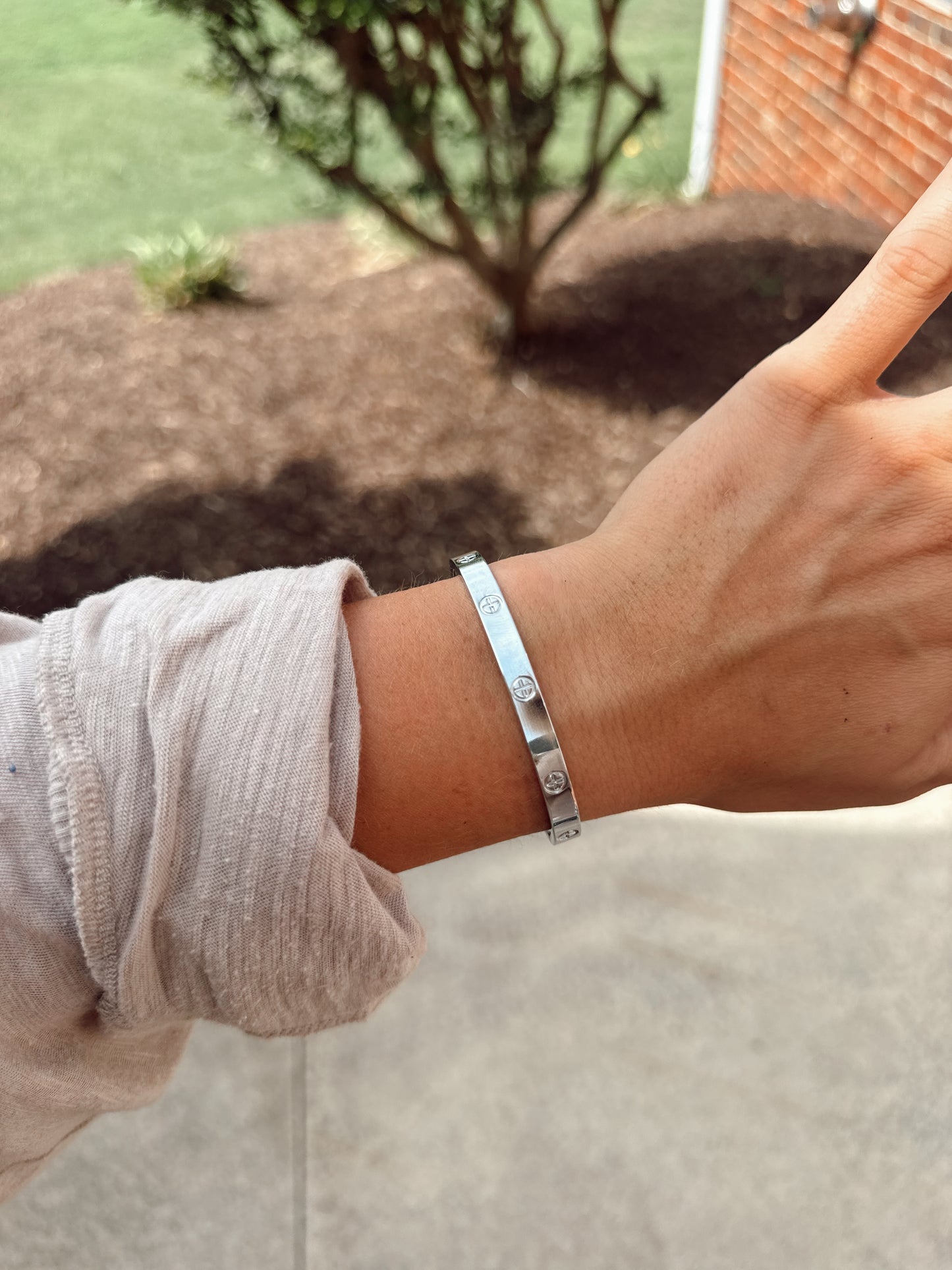 Signature Cuff - Silver