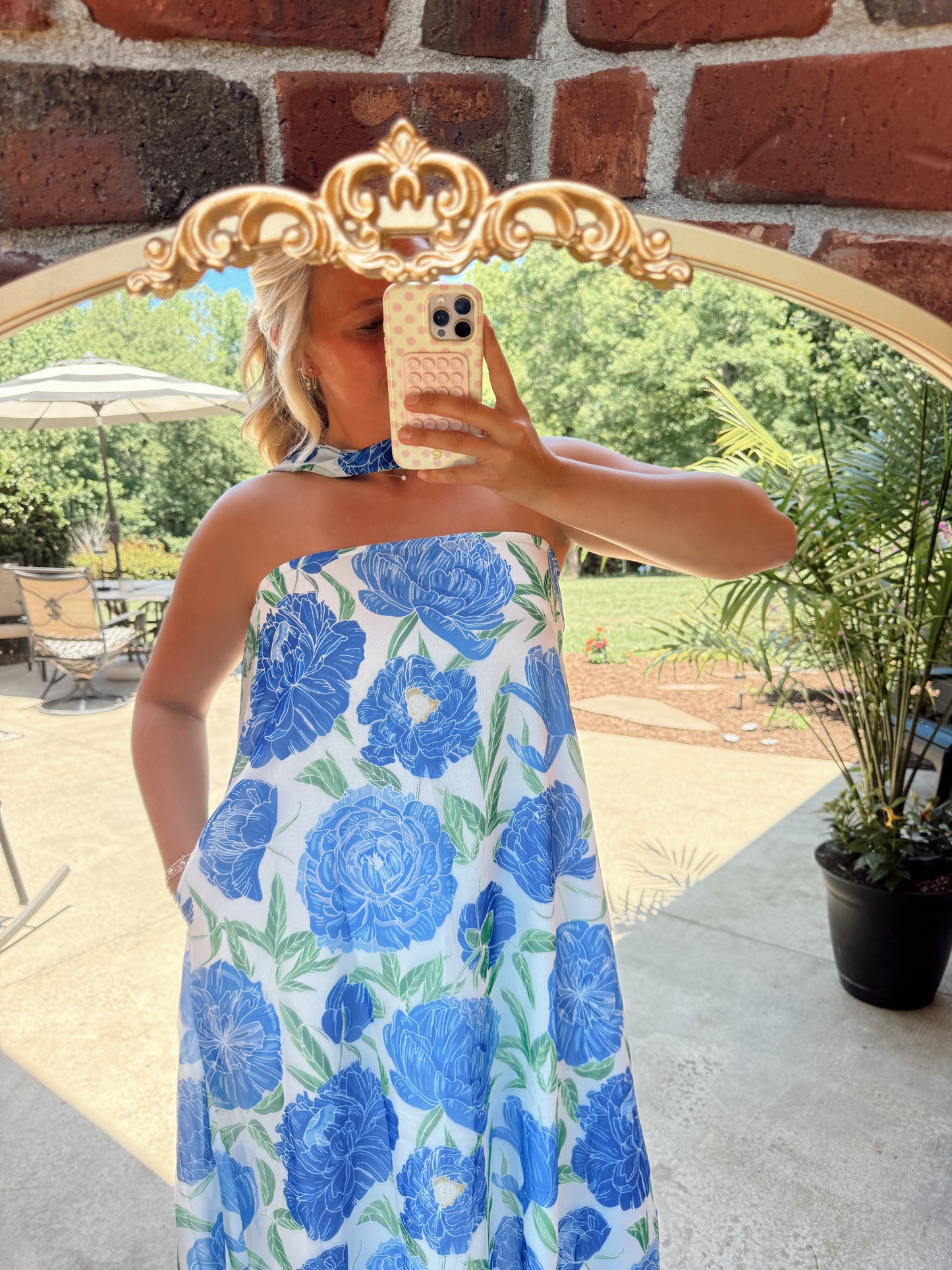 Blue Hydrangea Dreams Maxi