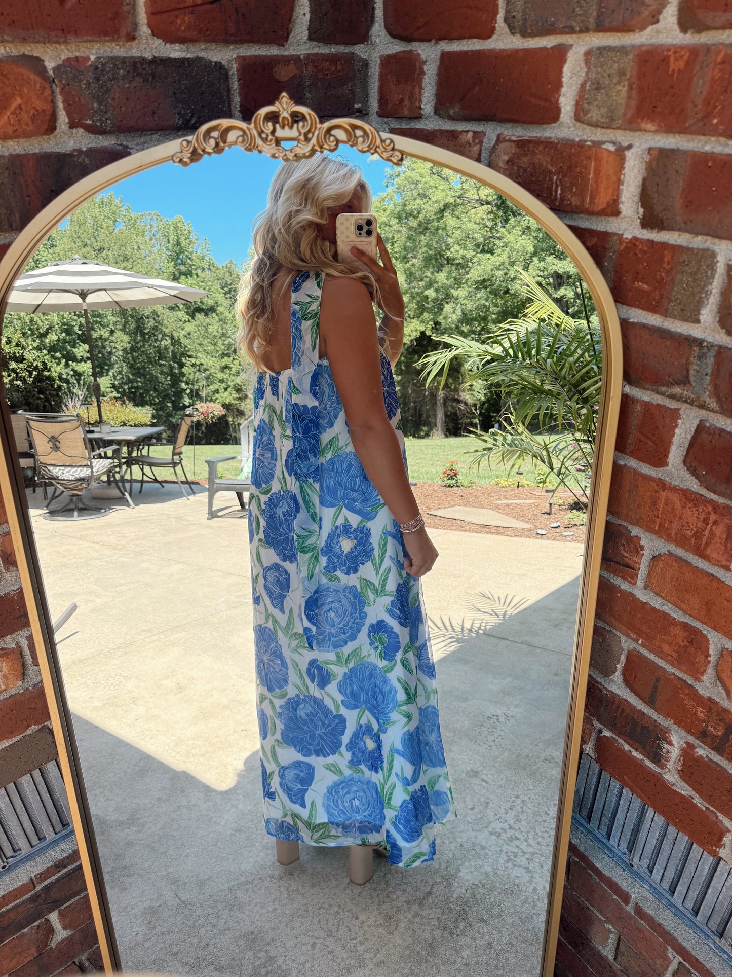 Blue Hydrangea Dreams Maxi