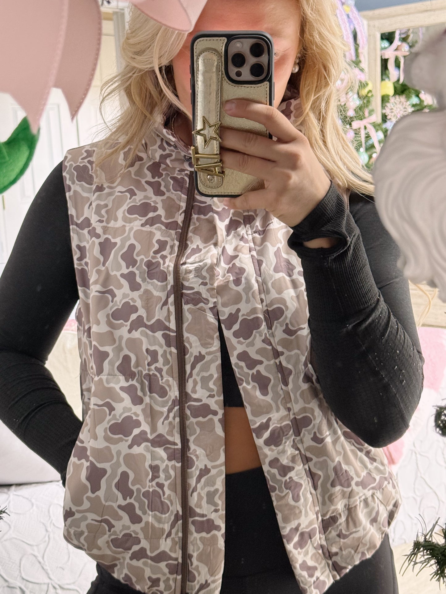 Duck Camo Puffer Vest