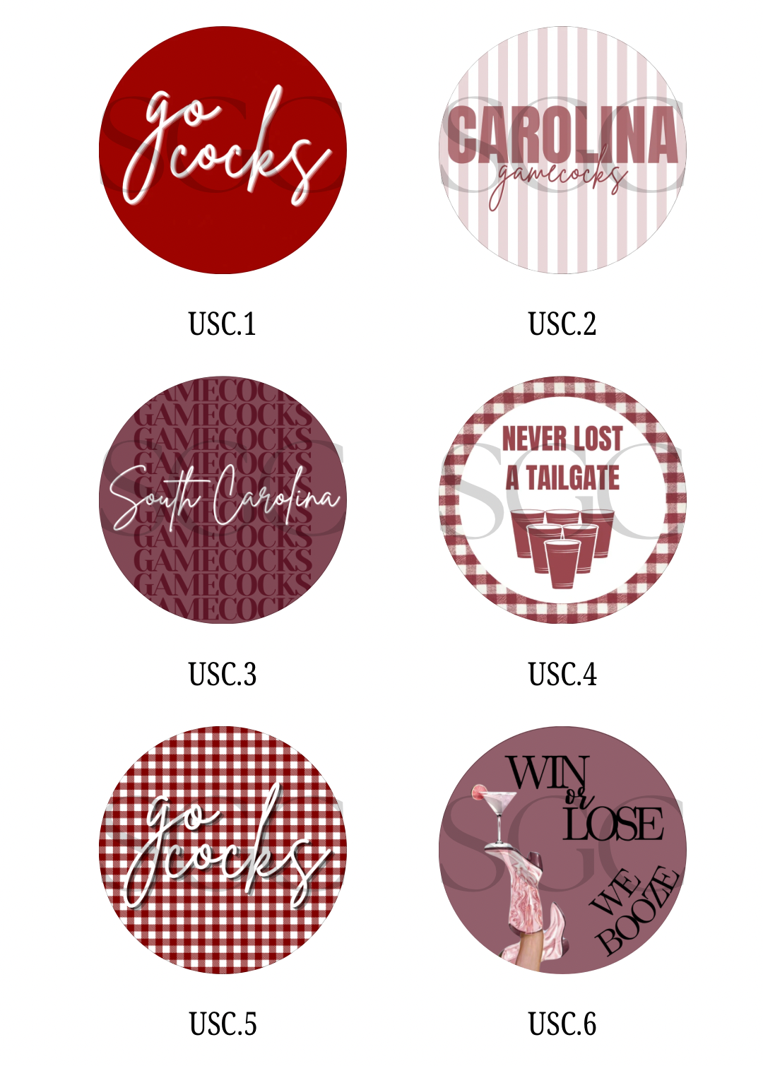 USC GAMEDAY PINS