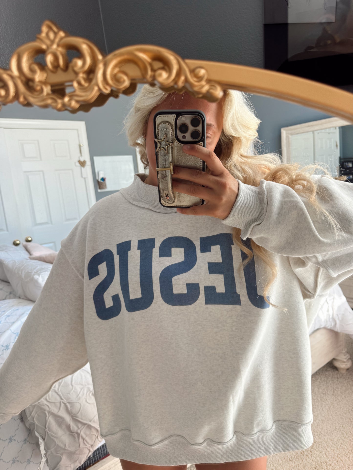 JESUS/GOD IS GOOD Mockneck