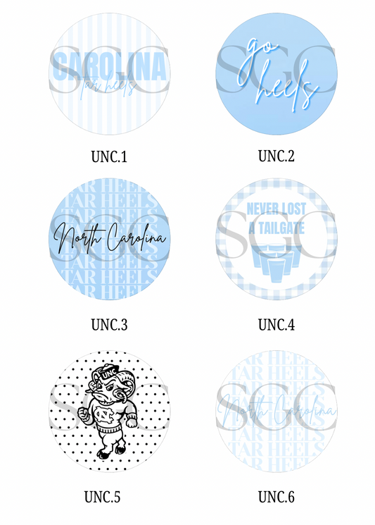 UNC GAMEDAY PINS