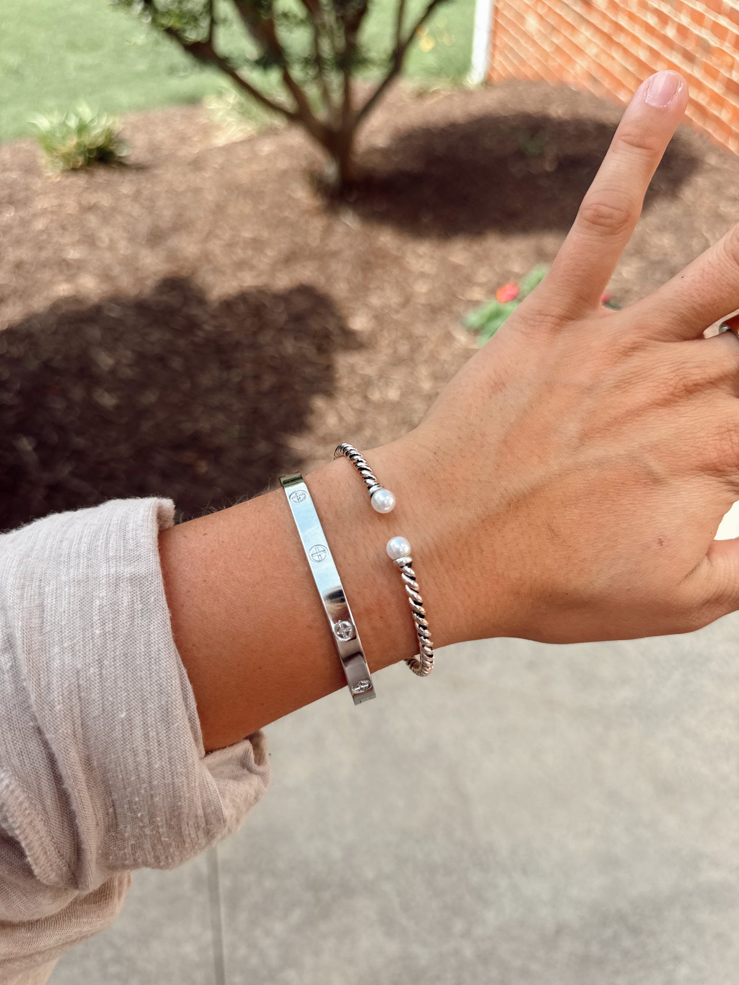 Pearl Twist Cuff