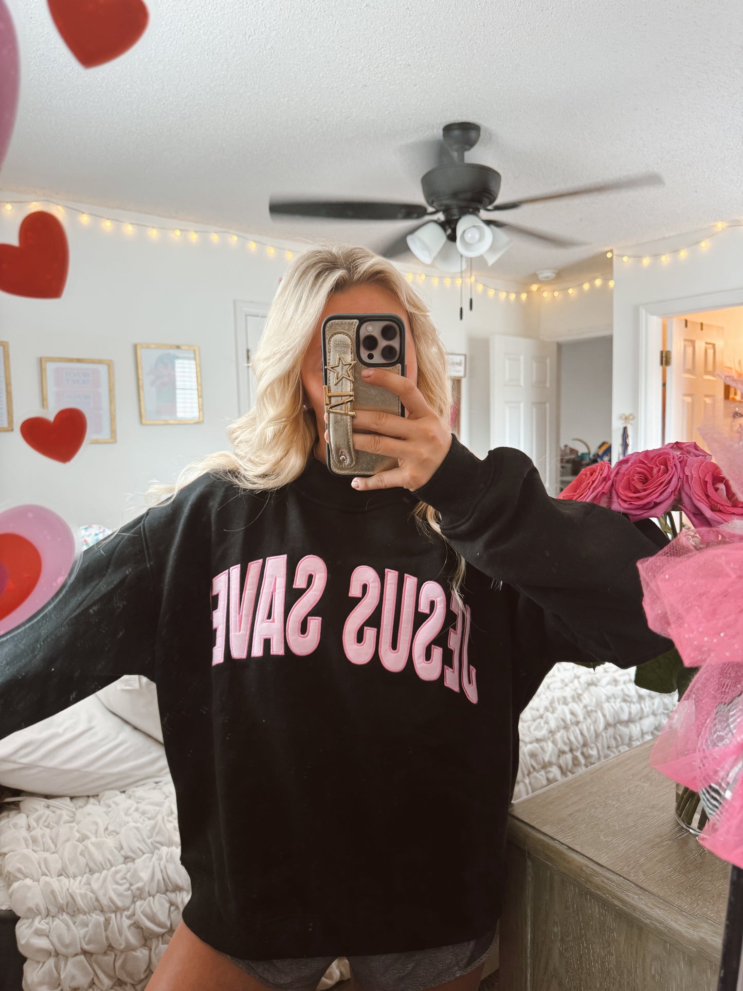 JESUS SAVES Mockneck - L/XL