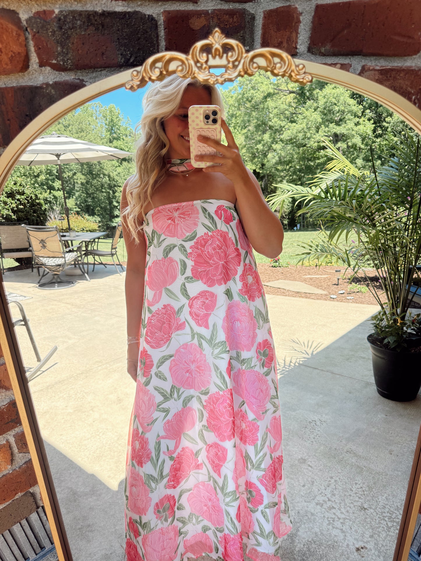 Pink Hydrangea Dreams Maxi