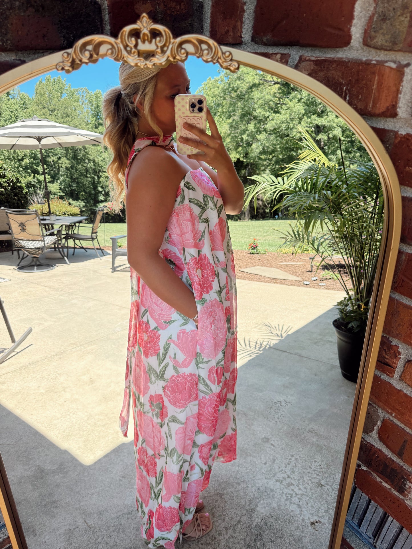 Pink Hydrangea Dreams Maxi