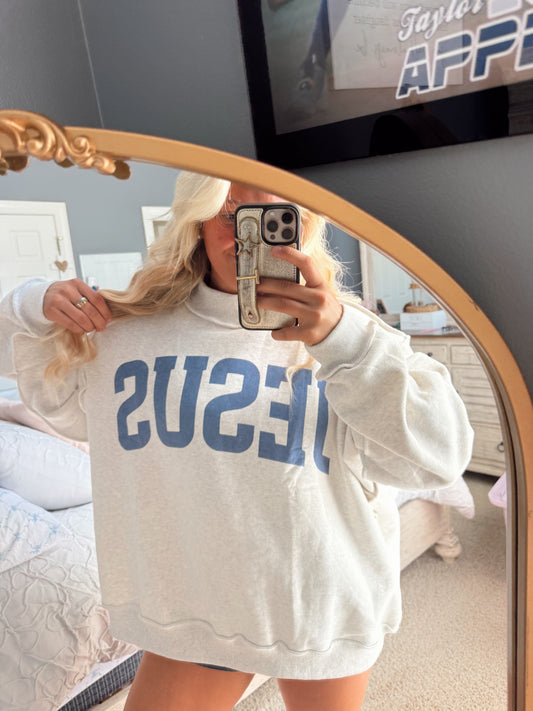 JESUS/GOD IS GOOD Mockneck