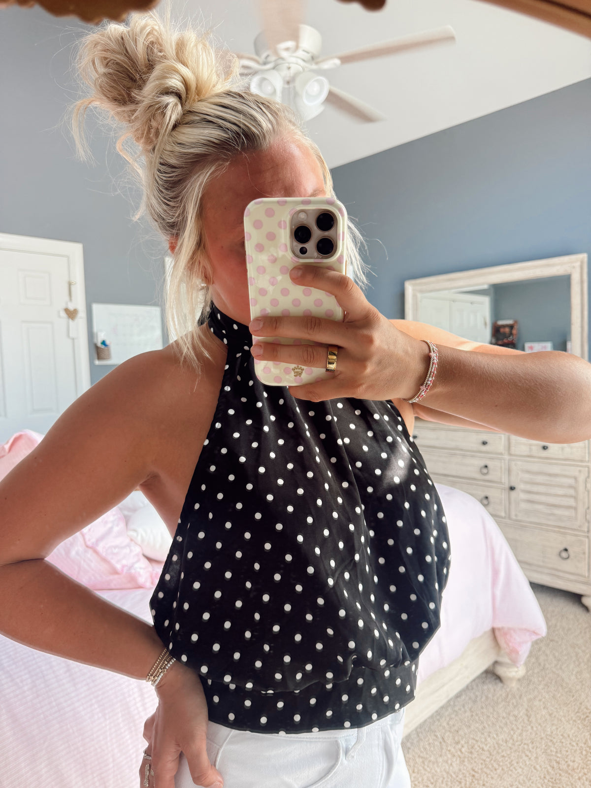 The Dalmatian Halter Top