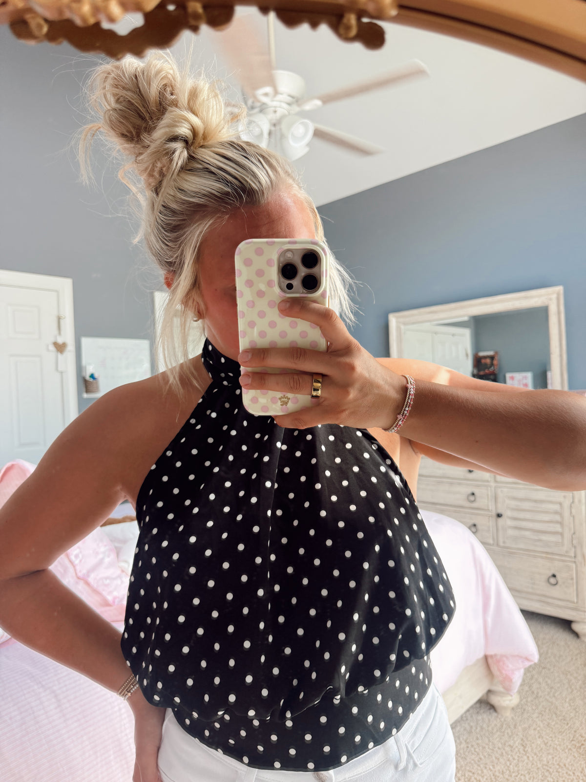 The Dalmatian Halter Top