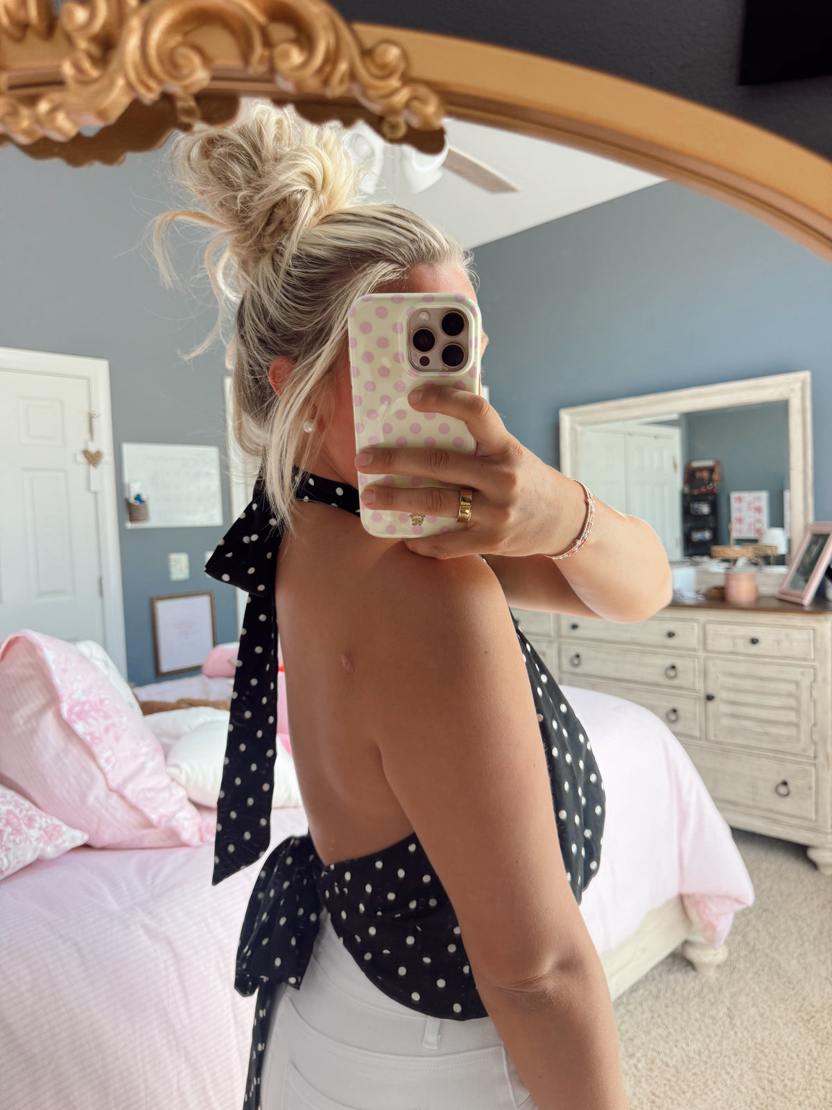 The Dalmatian Halter Top