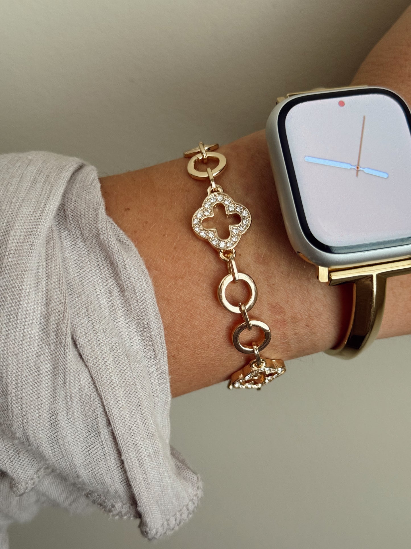 Luxe Clover Link Bracelet