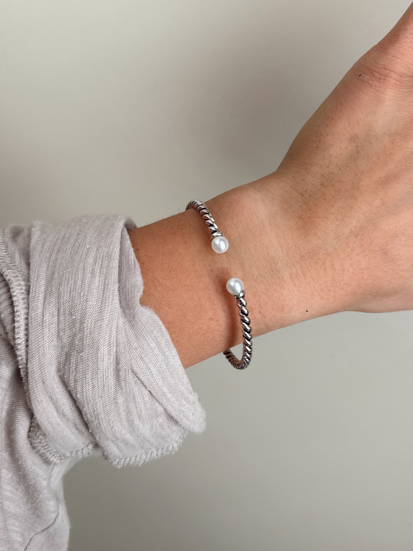 Pearl Twist Cuff