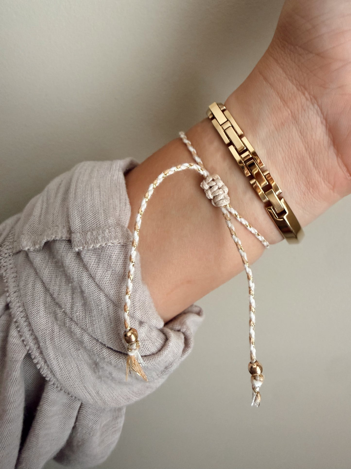 Faithful Cross Cord Bracelet