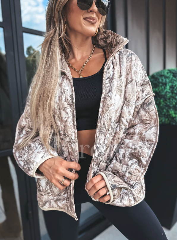 Dark Camo Cozy Cloud Jacket