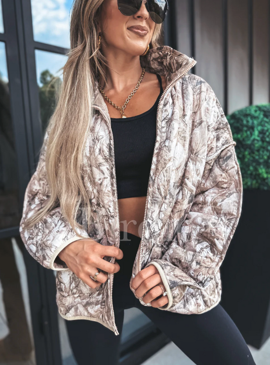 Dark Camo Cozy Cloud Jacket