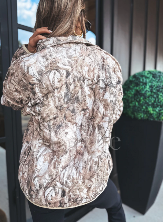Dark Camo Cozy Cloud Jacket